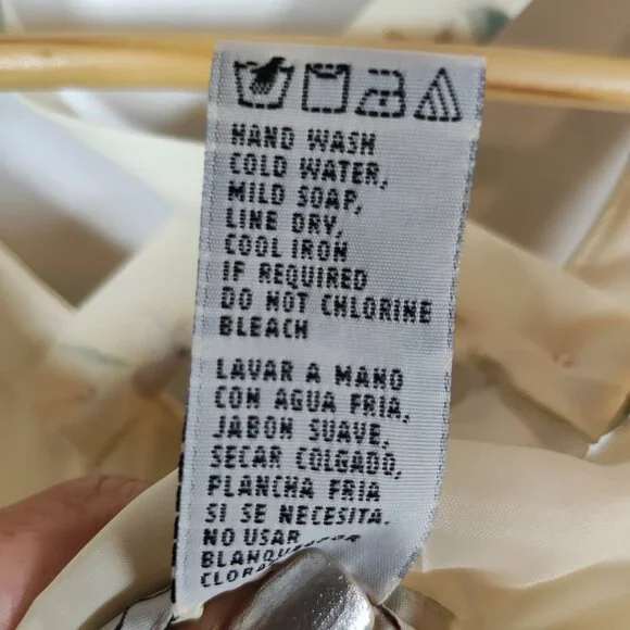 Scarlett Women's Size 6 Floral Polyester Beige Sleeveless Mini Dress - Picture 7 of 12